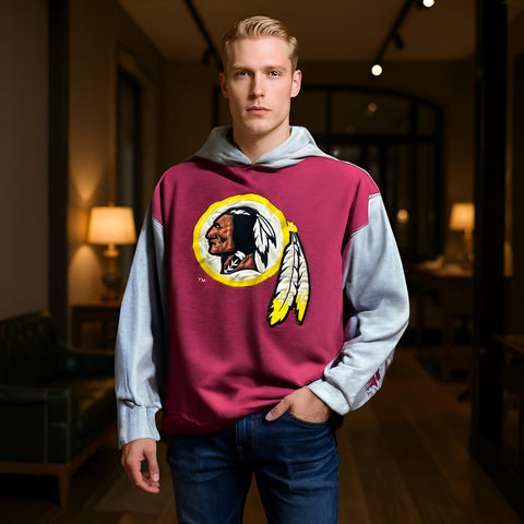 Men’s Red Native Print Hoodie - revolutionfashionwear
