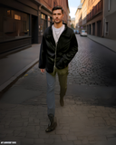 Urban Stealth Black Zip-Up Street Jacket - revolutionfashionwear