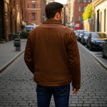 Men's Brown Rebel Utility Jacket - revolutionfashionwear