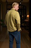 Urban Edge Mustard Yellow Overshirt – Utility Streetwear Edit - revolutionfashionwear