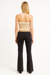 Revolution Ladies Knit Fur Tube Top & Stretch Flare Pants Set - revolutionfashionwear