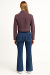 Revolution Ladies Cropped Mauve Jacket - revolutionfashionwear