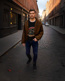 Men's Brown Rebel Utility Jacket - revolutionfashionwear