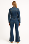 Revolution Ladies Embroidered Denim Set - revolutionfashionwear