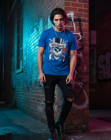 Guns N' Roses 'Appetite for Destruction' Skull Tee - revolutionfashionwear