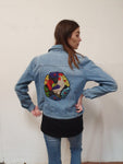 Ladies Rooster Embroidered Jacket - revolutionfashionwear