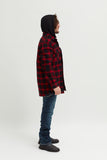 Mens Dexter Revolution Lumber Hooded Shirt - revolutionfashionwear