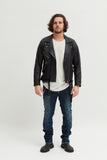 Mens 2r Label Soft Leather Jacket - revolutionfashionwear