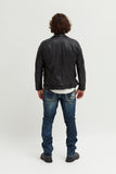 Mens 2r Label Soft Leather Jacket - revolutionfashionwear