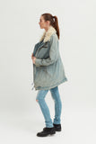 Ladies Washed Denim Coat - revolutionfashionwear