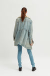 Ladies Washed Denim Coat - revolutionfashionwear