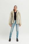 Ladies Faux Arctic Mink Jacket - revolutionfashionwear