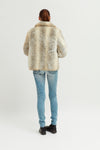 Ladies Faux Arctic Mink Jacket - revolutionfashionwear