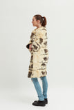 Ladies Vintage Rabbit Fur Long Coat - revolutionfashionwear