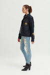 Ladies Japanese Denim Jacket - revolutionfashionwear