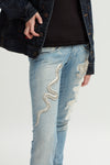 Ladies Italian Snake Design Jeans - revolutionfashionwear