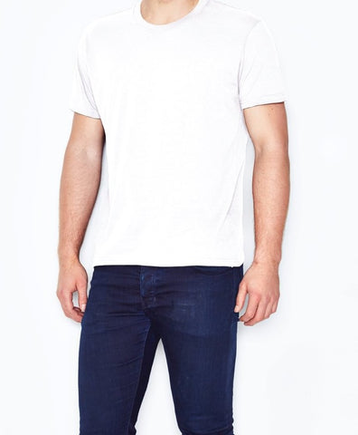 Whilte T-shirt Men - revolutionfashionwear